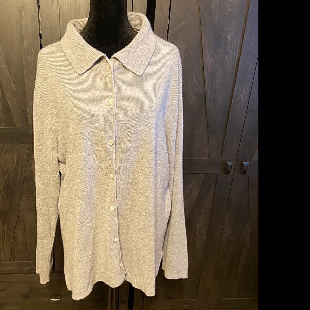 Coldwater Creek 2 piece cardigan and pants XL
